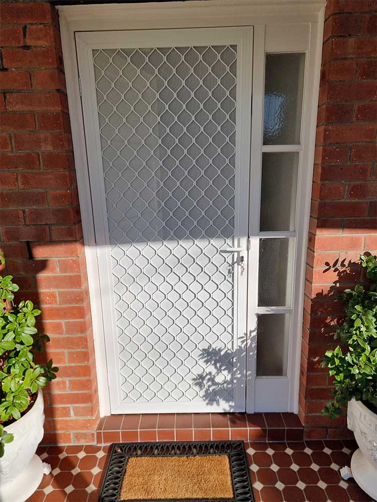 Custom INVISI-GARD security screen installation in Adelaide