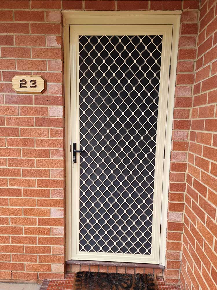 Window security screen install